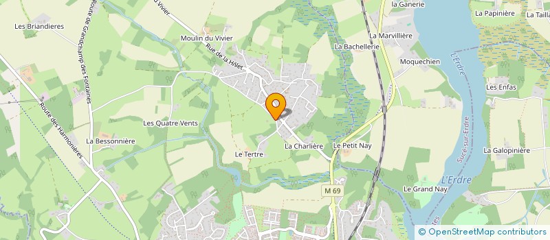 localisation de l'entreprise PLUME DE COURGETTE à LA CHAPELLE-SUR-ERDRE