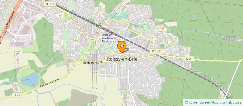 localisation de l'entreprise PLUME DE STEEL  ROISSY-EN-BRIE