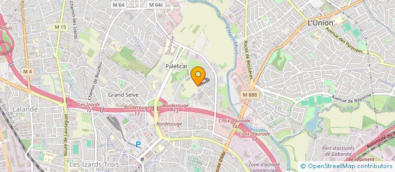 localisation de l'entreprise PLUME DE VIE  TOULOUSE