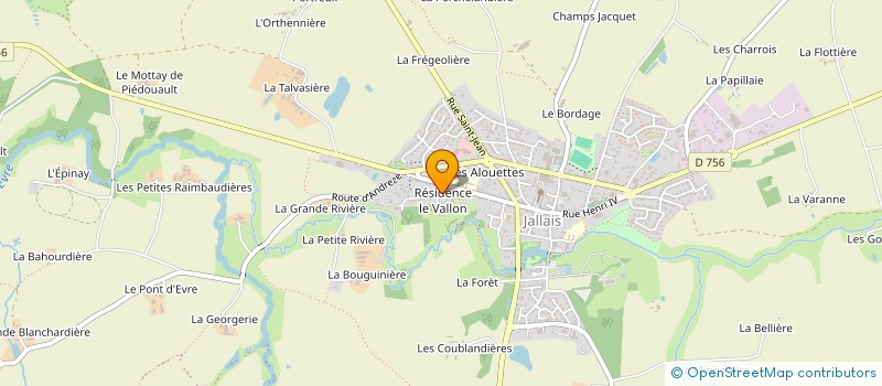 localisation de l'entreprise PLUME EMOIS à BEAUPREAU-EN-MAUGES