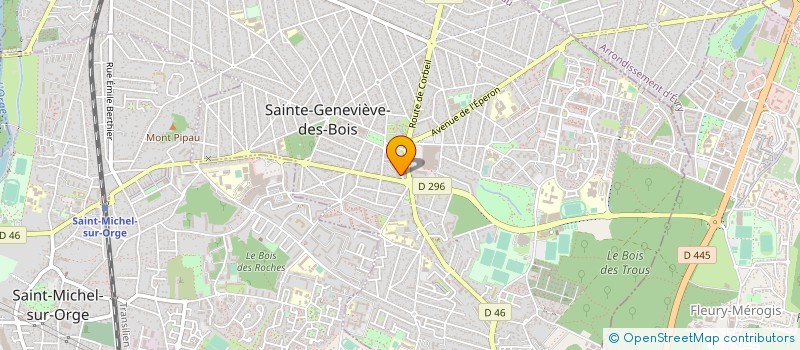localisation de l'entreprise PLUME ET LIVRE à SAINTE-GENEVIEVE-DES-BOIS