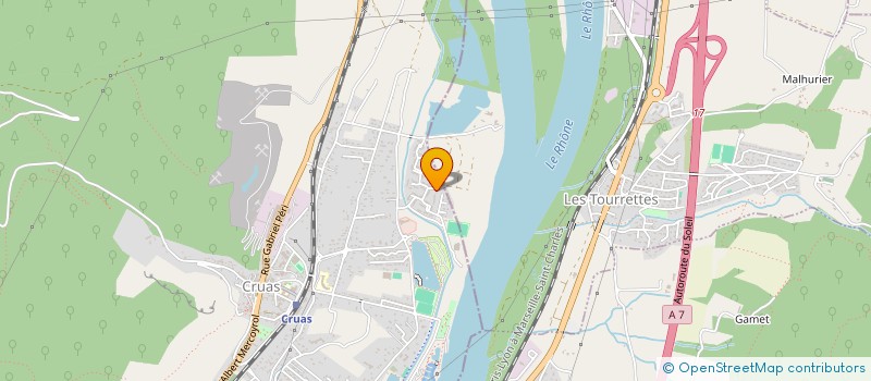 localisation de l'entreprise PLUME ET MEMOIRE  CRUAS