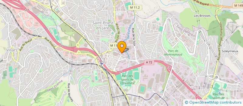 localisation de l'entreprise PLUME FAMILY OFFICE  SAINT-PRIEST-EN-JAREZ