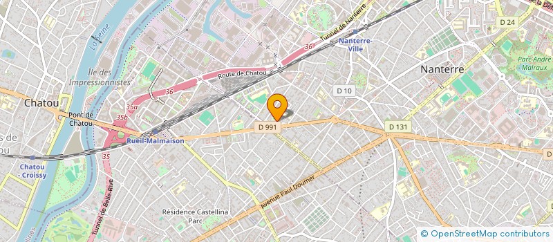 localisation de l'entreprise PLUME & HISTOIRES  NANTERRE