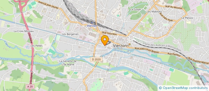 localisation de l'entreprise PLUME LASER à VIERZON