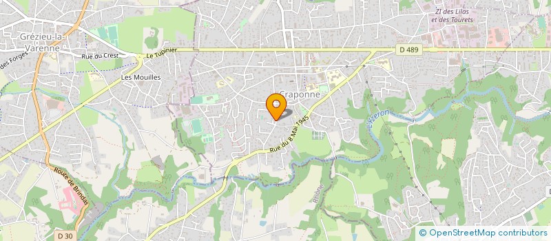 localisation de l'entreprise PLUME - MAISON D'ECRITURE  CRAPONNE