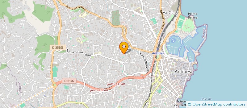 localisation de l'entreprise PLUME ORTHOPHONIE  ANTIBES