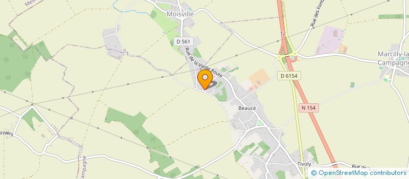 localisation de l'entreprise PLUME PARTAGEE  MARCILLY-LA-CAMPAGNE