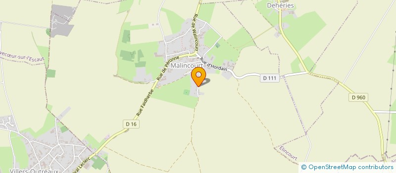 localisation de l'entreprise PLUMEBULLE  MALINCOURT