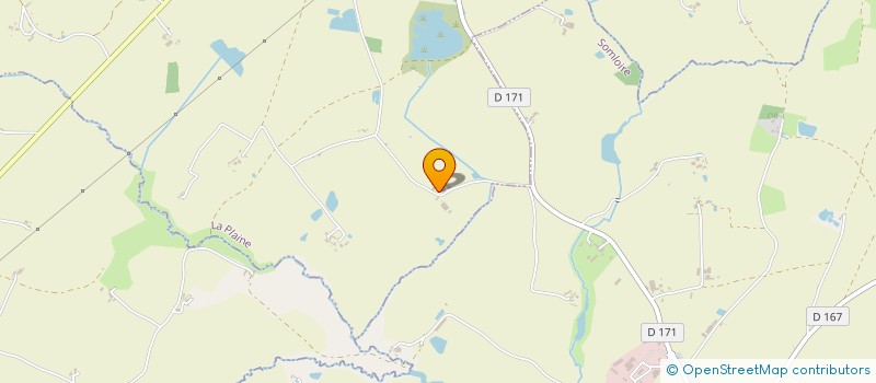 localisation de l'entreprise PLUMELEUR  LA PLAINE