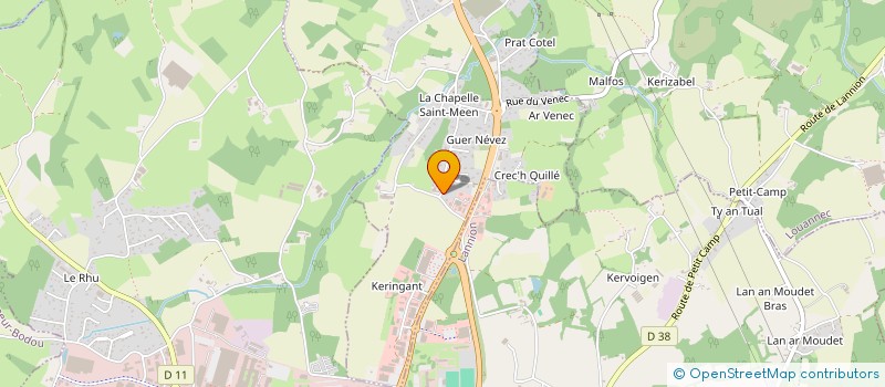 localisation de l'entreprise PLUMELIN GESTION  SAINT-QUAY-PERROS