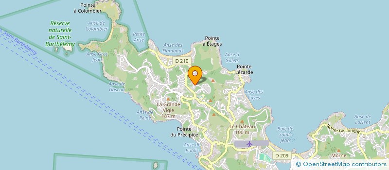 localisation de l'entreprise PLUMERIA à SAINT BARTHELEMY