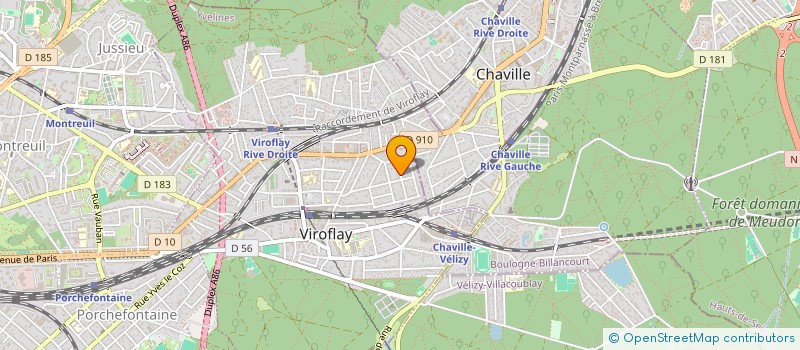 localisation de l'entreprise PLUMERIA ALBA  VIROFLAY