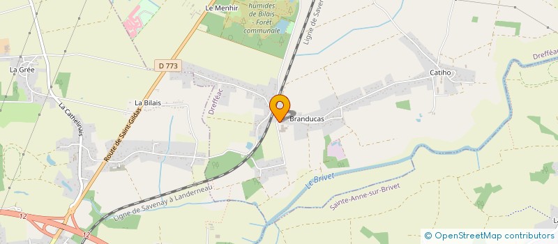 localisation de l'entreprise PLUMES DE BOURDON  DREFFEAC