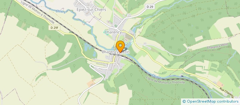 localisation de l'entreprise PLUMES DE COEUR EDITIONS  CHARENCY-VEZIN