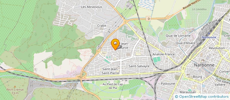 localisation de l'entreprise PLUMES DE NUIT  NARBONNE