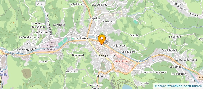 localisation de l'entreprise PLUMES DU BASSIN  DECAZEVILLE