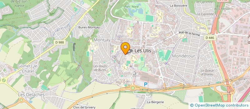 localisation de l'entreprise PLUMES DU NOYAU DORE  LES ULIS