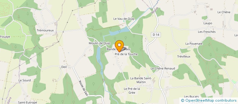 localisation de l'entreprise PLUMES ET LAINES à ALLAIRE