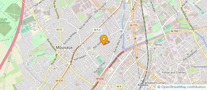localisation de l'entreprise PLUMES SAUVAGES à MOUVAUX