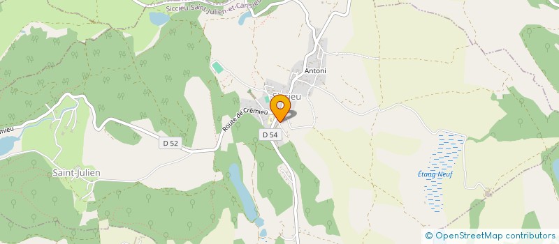 localisation de l'entreprise PLUMESTUDIOS  SICCIEU-SAINT-JULIEN-ET-CARISIEU