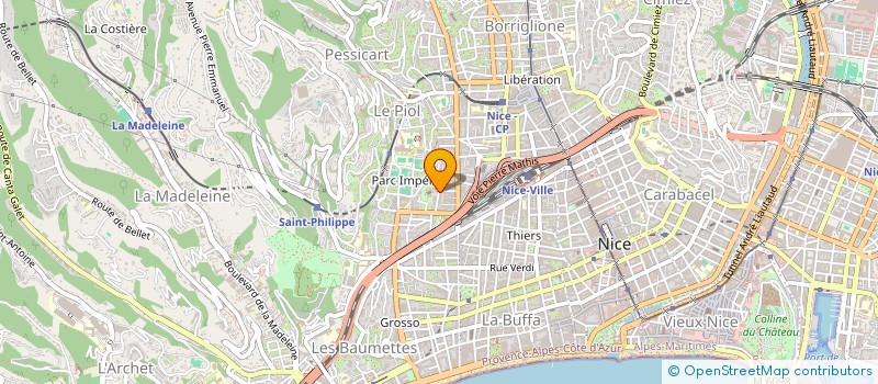 localisation de l'entreprise PLUMEWRITER à NICE