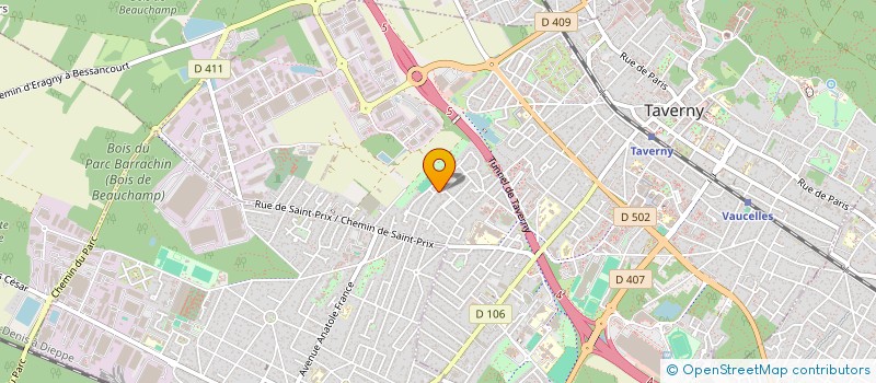 localisation de l'entreprise PLUMINIC  TAVERNY