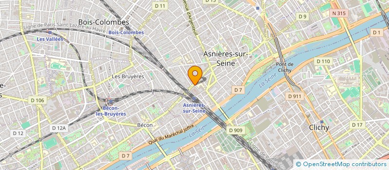 localisation de l'entreprise PLUMME à ASNIERES-SUR-SEINE