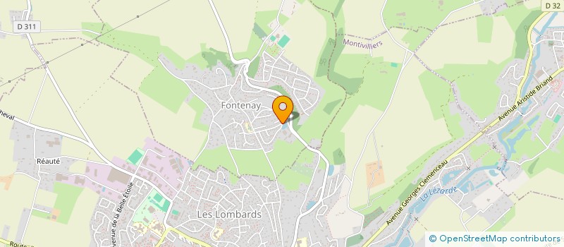 localisation de l'entreprise PLUNEL  FONTENAY