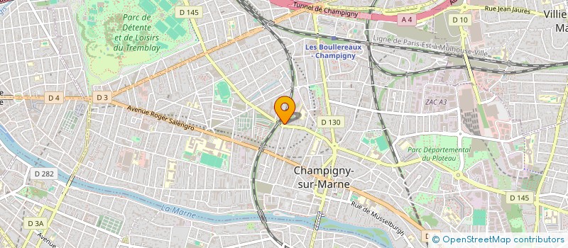 localisation de l'entreprise PLUR'ARTS à CHAMPIGNY-SUR-MARNE