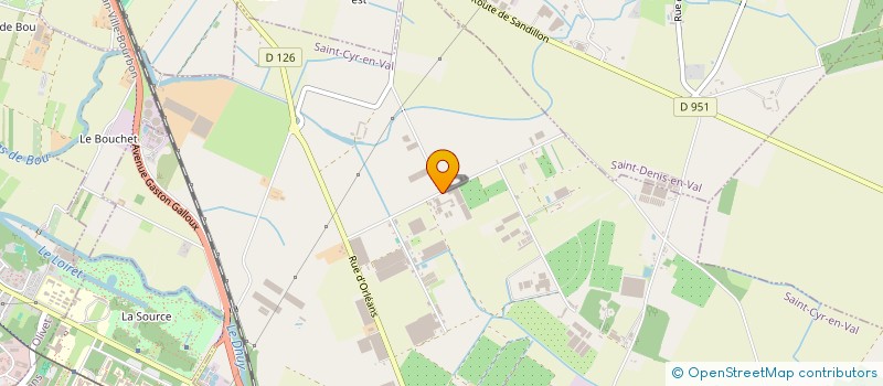 localisation de l'entreprise PLURALIS GE SERVICES à SAINT-CYR-EN-VAL