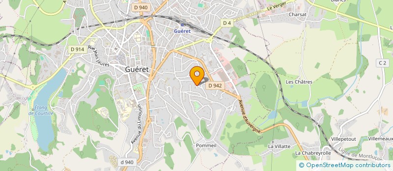 localisation de l'entreprise PLURALISME à GUERET
