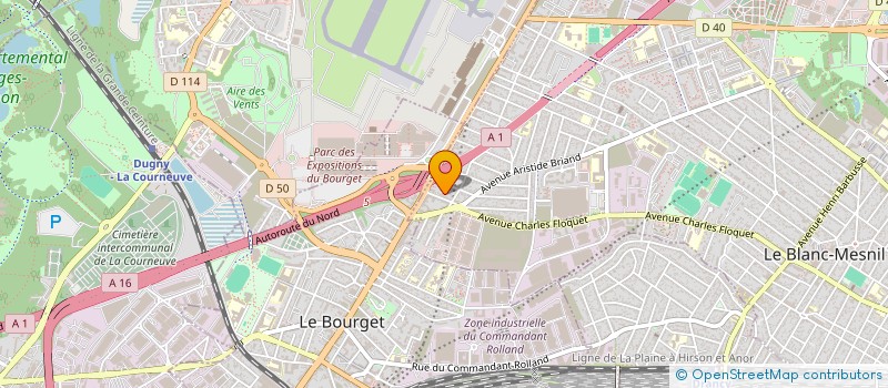 localisation de l'entreprise PLURALIUM à LE BLANC-MESNIL