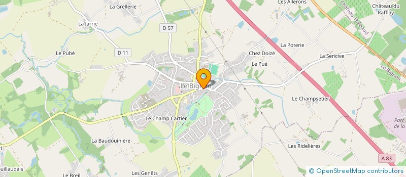 localisation de l'entreprise PLURALYS  LE BIGNON