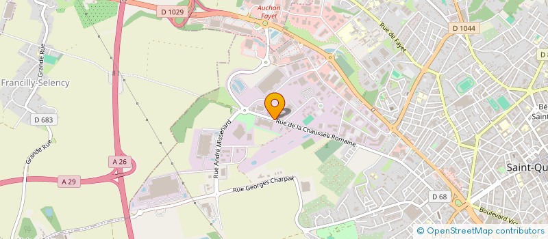 localisation de l'entreprise PLURI-BAT à SAINT-QUENTIN