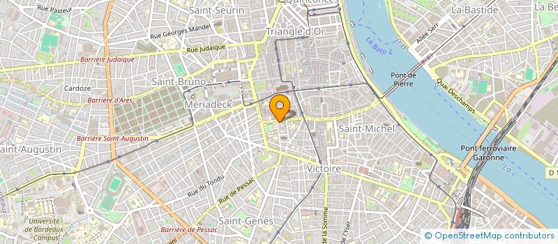 localisation de l'entreprise PLURI CONSEILS ASSOCIES  BORDEAUX