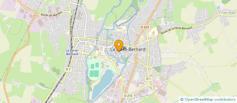 localisation de l'entreprise PLURI SERVICES 72  LA FERTE-BERNARD