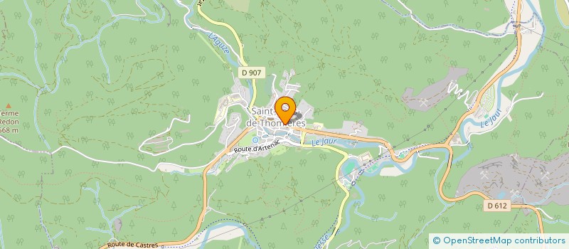 localisation de l'entreprise PLURIACTIFS DES HAUTS-CANTONS à SAINT-PONS-DE-THOMIERES