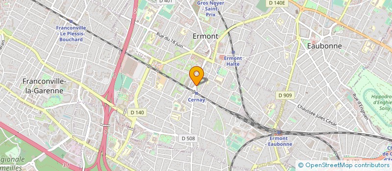 localisation de l'entreprise PLURIAGE SERVICES à ERMONT