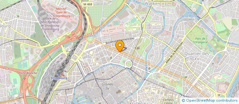localisation de l'entreprise PLURIBUREAUX à STRASBOURG
