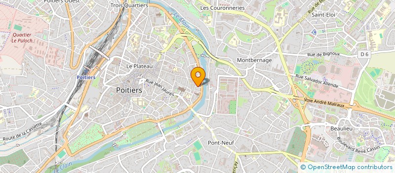 localisation de l'entreprise PLURIBUS à POITIERS