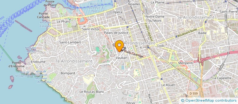 localisation de l'entreprise PLURICOM  MARSEILLE