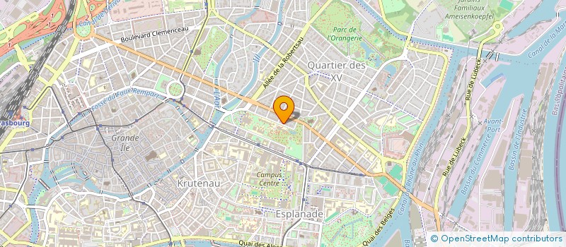 localisation de l'entreprise PLURICONSEIL à STRASBOURG
