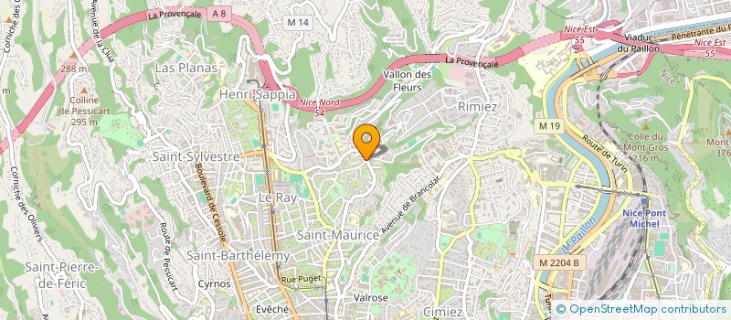 localisation de l'entreprise PLURIDYS à NICE