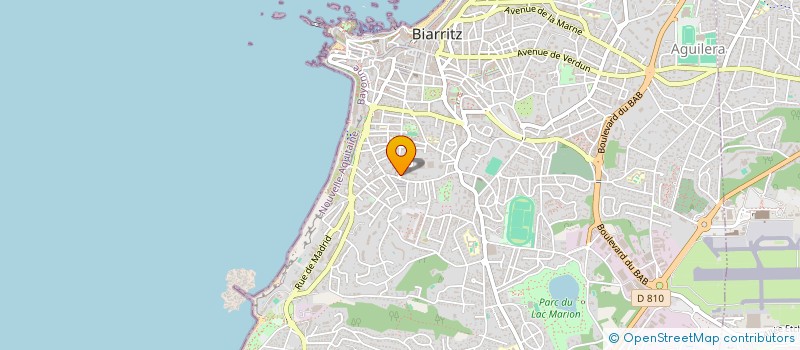 localisation de l'entreprise PLURIEL à BIARRITZ