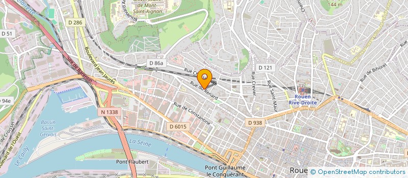 localisation de l'entreprise PLURIEL CONSEIL à ROUEN