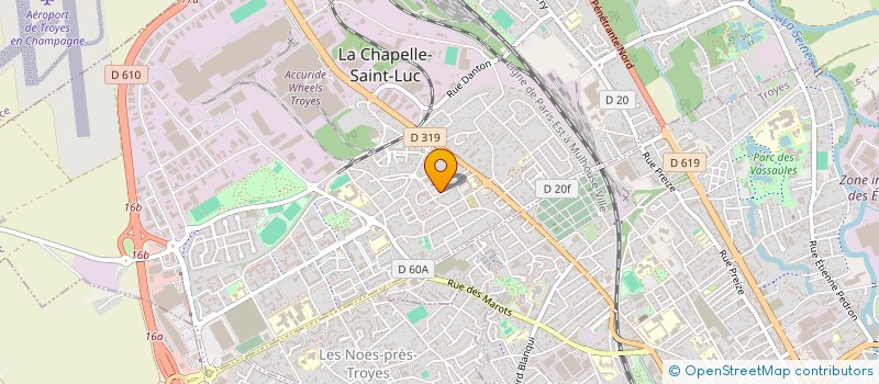localisation de l'entreprise PLURIEL ENERGIE à LA CHAPELLE-SAINT-LUC