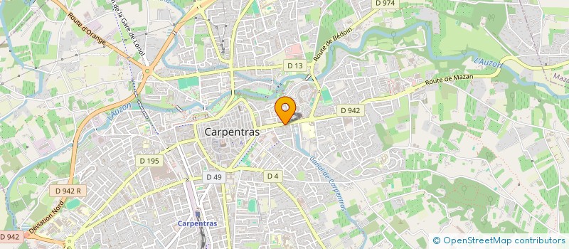 localisation de l'entreprise PLURIEL IMMOBILIER à CARPENTRAS