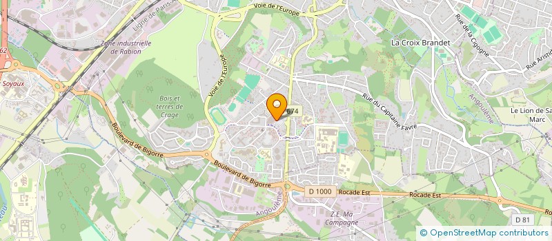 localisation de l'entreprise PLURIEL RH à ANGOULEME