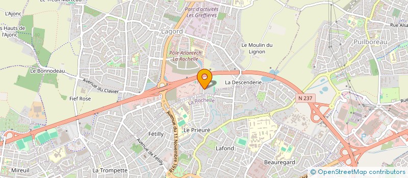 localisation de l'entreprise PLURIEL17  LAGORD